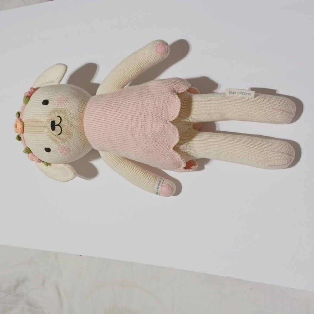 Cuddle and Kind Cuddle + Kind Handmade Knit Doll 20 Inch Charlotte The Dog